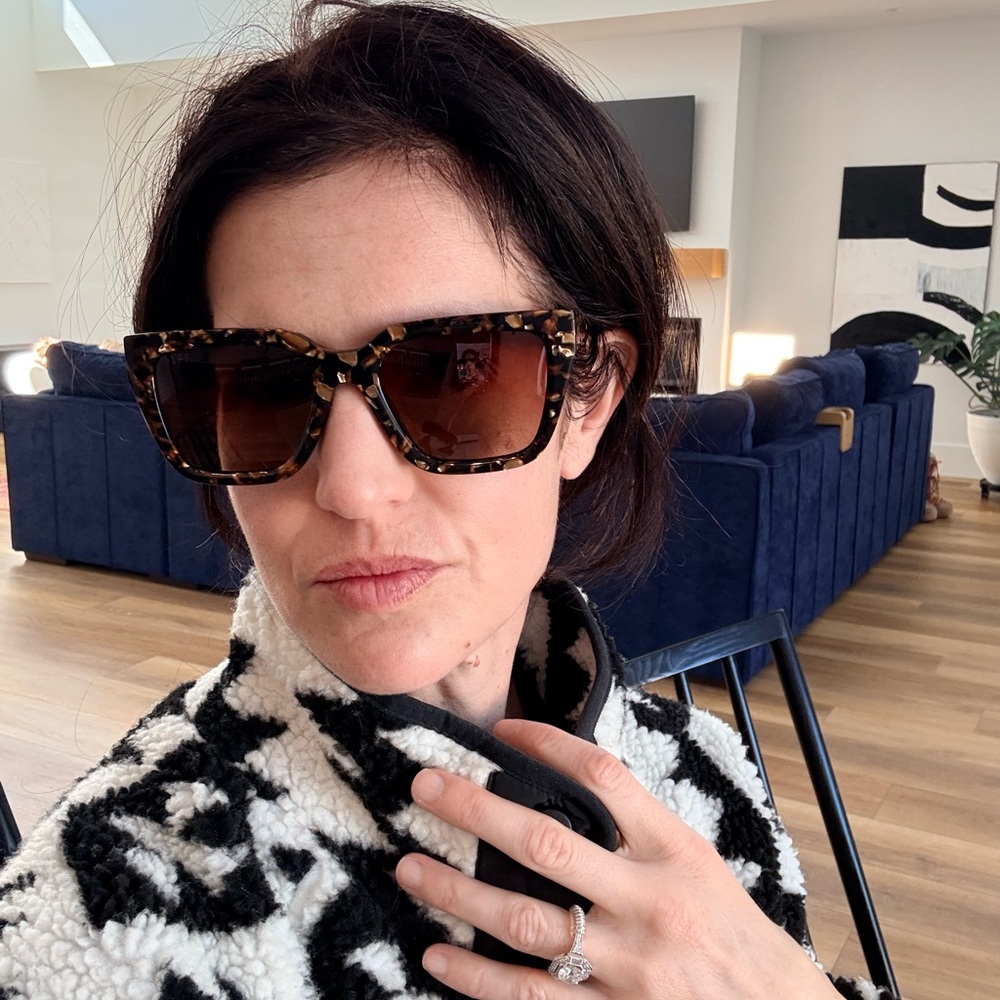 Diff Eyewear Amara Glitter Tortoise polarized NWT - image 6